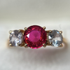 Bague trio ronds